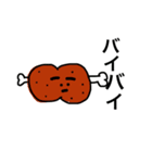 無表情な食べ物達（個別スタンプ：5）