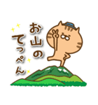 山ネコぽん！登山だいすき～（個別スタンプ：2）