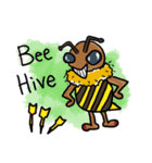 ダーツチームBeeHiveのBEE＆メンバー（個別スタンプ：40）