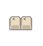 PCキーボード（英語の略語）（個別スタンプ：1）