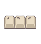 PCキーボード（英語の略語）（個別スタンプ：5）