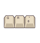 PCキーボード（英語の略語）（個別スタンプ：11）