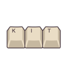 PCキーボード（英語の略語）（個別スタンプ：23）