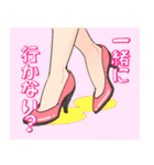 ヒール女子（個別スタンプ：16）