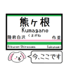 仙山線(仙台-山形) 今この駅だよ！タレミー（個別スタンプ：11）