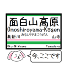 仙山線(仙台-山形) 今この駅だよ！タレミー（個別スタンプ：14）