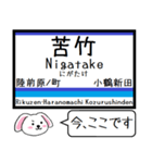 仙石線(宮城) 今この駅だよ！タレミー（個別スタンプ：6）