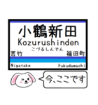 仙石線(宮城) 今この駅だよ！タレミー（個別スタンプ：7）