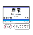 仙石線(宮城) 今この駅だよ！タレミー（個別スタンプ：25）