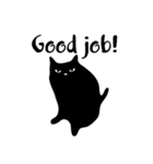 黒ネコは時々4【英語版】（個別スタンプ：21）