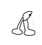 変な足怪人（個別スタンプ：4）