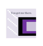 四角い色空間2（個別スタンプ：37）