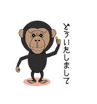 キモかわチンパンジー（個別スタンプ：10）