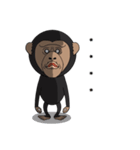 キモかわチンパンジー（個別スタンプ：25）