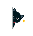 Kuro neko 黒猫（個別スタンプ：5）