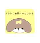 シーズー 女の子（個別スタンプ：6）