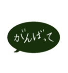 シンプル 吹き出しなんてことない（個別スタンプ：5）