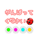 ▷お花で誕生日☆お祝い☆敬語（個別スタンプ：13）
