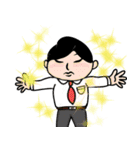 キリ目男子（個別スタンプ：10）