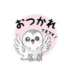 【大文字】フクロウ基本（個別スタンプ：21）