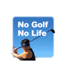 No Golf No Life 1（個別スタンプ：1）