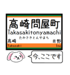 上越線(高崎-長岡)今この駅だよ タレミー（個別スタンプ：2）