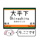 両毛線(小山-新前橋) この駅だよ！タレミー（個別スタンプ：4）