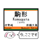 両毛線(小山-新前橋) この駅だよ！タレミー（個別スタンプ：16）