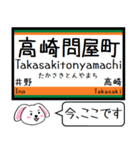 両毛線(小山-新前橋) この駅だよ！タレミー（個別スタンプ：21）