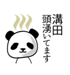 溝田■面白パンダ名前スタンプ（個別スタンプ：15）