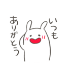 ありがとう！感謝するうさぎ（個別スタンプ：8）