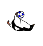 アデリーペンギンのサッカー（個別スタンプ：5）
