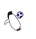 アデリーペンギンのサッカー（個別スタンプ：9）