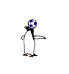 アデリーペンギンのサッカー（個別スタンプ：10）