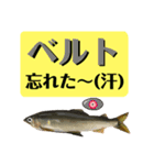 【デカ文字版2】鮎釣り中に使えるスタンプ（個別スタンプ：27）