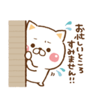 しろねこさん。【敬語】（個別スタンプ：24）