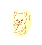 手書きねこさん（個別スタンプ：1）