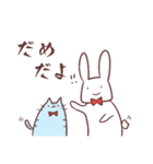 ポプコン兎と猫(日本語)（個別スタンプ：9）