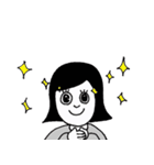しんぷるな感じの女の子（個別スタンプ：8）