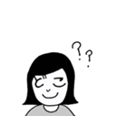 しんぷるな感じの女の子（個別スタンプ：14）