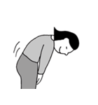 しんぷるな感じの女の子（個別スタンプ：22）
