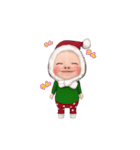 【冬#1】レッドタオルの【クリスマス】（個別スタンプ：15）