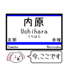 常磐線(日暮里-水戸)今この駅だよ タレミー（個別スタンプ：23）