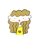目が点ガール（個別スタンプ：17）