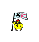 サッカーアニマルズ（個別スタンプ：16）