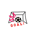 サッカーアニマルズ（個別スタンプ：22）
