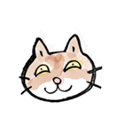 ほんわかゆるゆる水彩にゃんこ。（個別スタンプ：2）