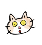 ほんわかゆるゆる水彩にゃんこ。（個別スタンプ：4）