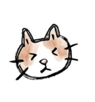 ほんわかゆるゆる水彩にゃんこ。（個別スタンプ：5）