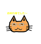 めがね猫（個別スタンプ：5）